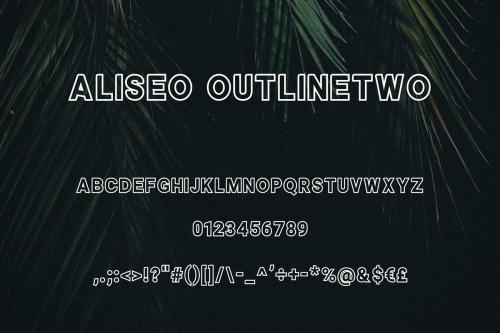 Aliseo Font Family 4