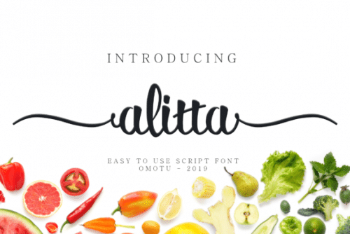 Alitta Font 2