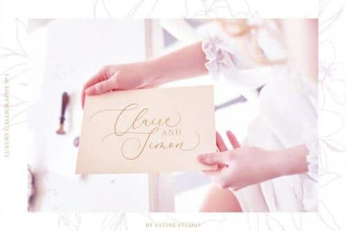 Almara Calligraphy Font 8