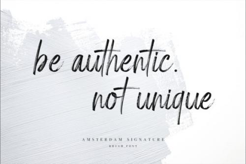 Amsterdam Signature Brush Font 2