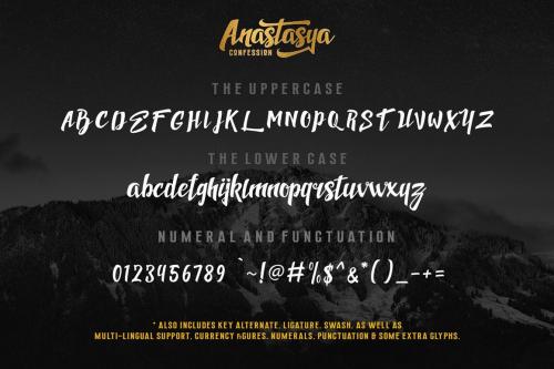 Anastasya Confession Font 3