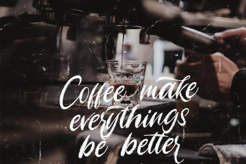 Angelicy Textured Brush Font 12