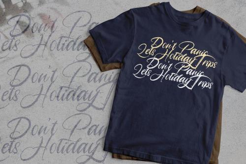 Angelicy Textured Brush Font 5