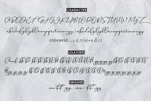 Animal Modern Calligraphy Script Font 2