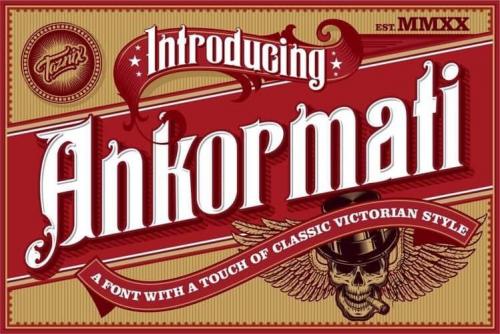 Ankormati Display Font