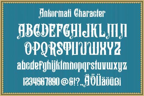 Ankormati Display Font 8