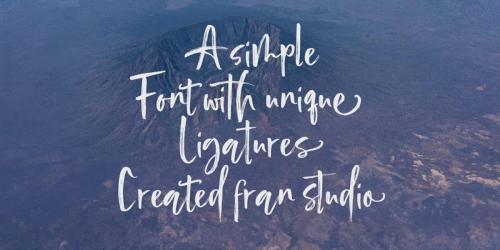 Antero Brush Font  4