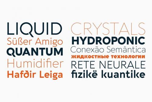 Aquawax Pro Font Family 7