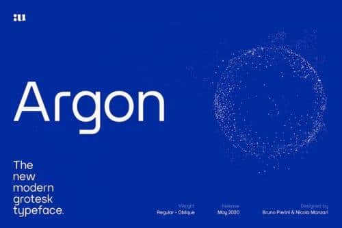 Argon Sans Serif Font