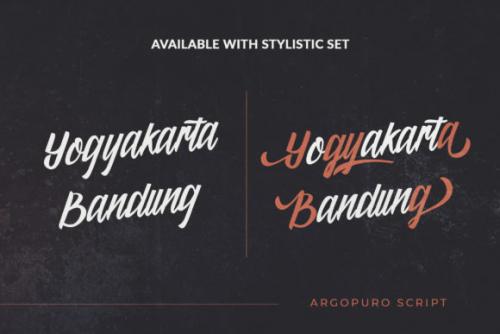 Argopuro Script Font 3