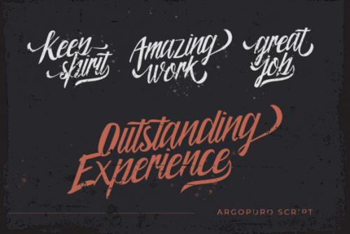 Argopuro Script Font 4