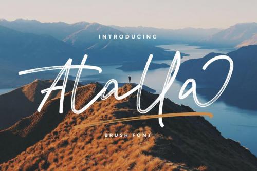 Atalla Brush Script Font 1