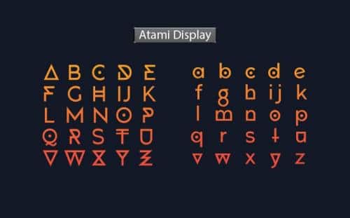 Atami Font Family 9