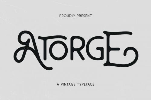 Atorge Display Font