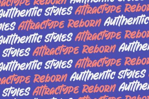 Attractype Reborn Script Font 10