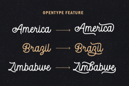 Autoguard Monoline Font 3