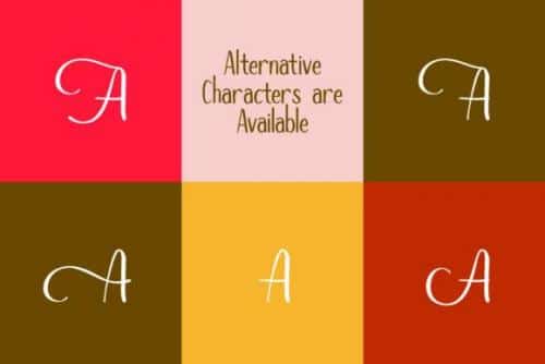 Autumn Mood Script Font 1