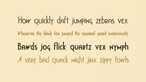 Avalanche Display Sans Font 1