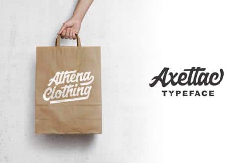 Axettac Script Font 8