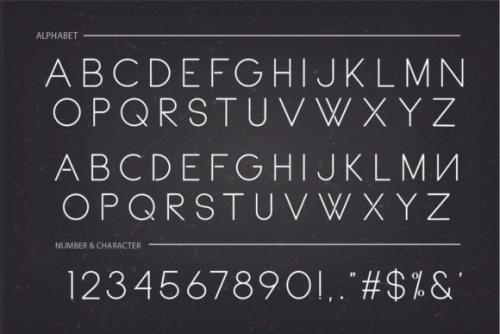 Axilia Modern Display Sans Typeface 2