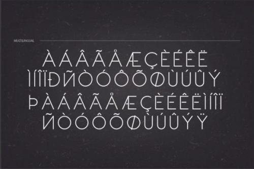 Axilia Modern Display Sans Typeface 3