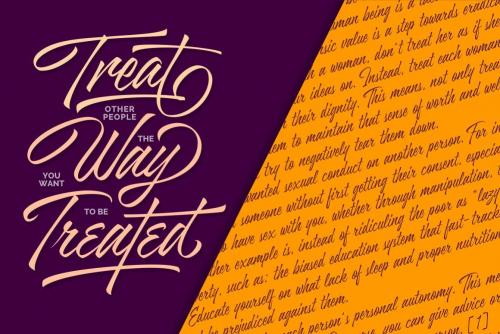 Azkia Script Font 11