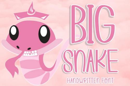 BIG SNAKE Display Font