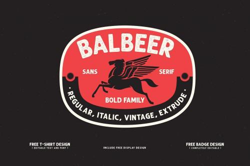 Balbeer Font Family