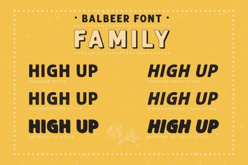 Balbeer Font Family  5