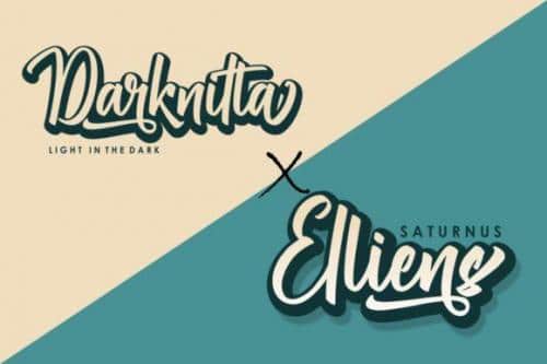 Bankitte Handlettered Font 5