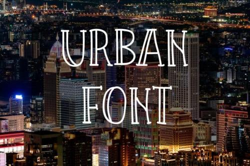 Barista Urban Coffee Display Font 2