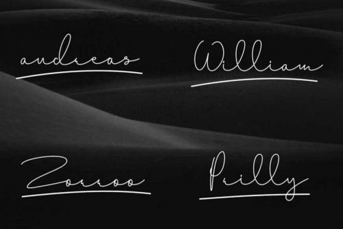 Baritto Handwritten Font  2