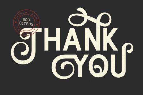 Basaro Display Font  9