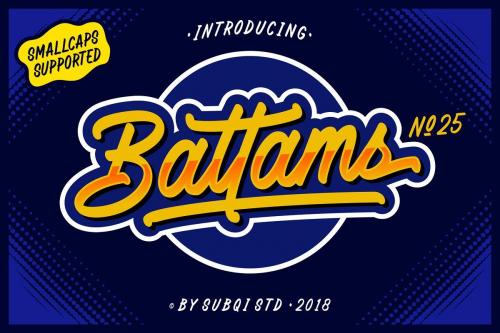 Battams Font 1