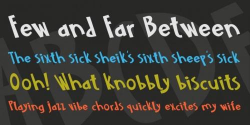 Beach Party Cartoon Font 1