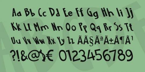 Beach Party Cartoon Font 2