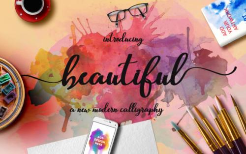 Beautiful Script Font 1
