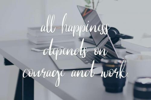 Because Of You Font 4