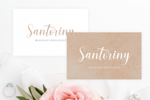 Belarose Modern Calligraphy Font 4