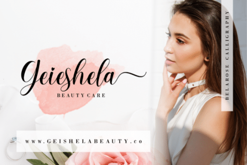 Belarose Modern Calligraphy Font 8