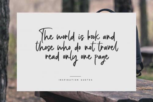 Bellevue Traveler Script Font 2