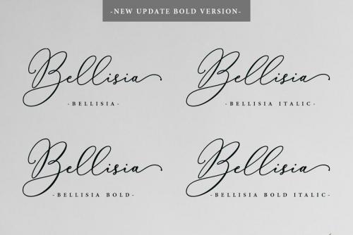 Bellisia Script Font  1
