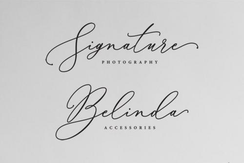 Bellisia Script Font  3