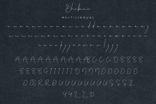 Bhalbino Signature Font 8