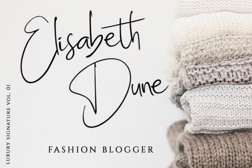 Billie Ashley Luxury Signature Font 2