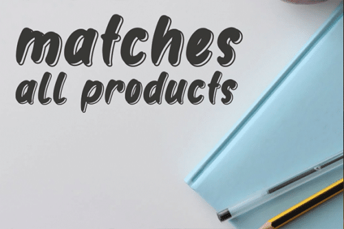 Black Line Display Font 2