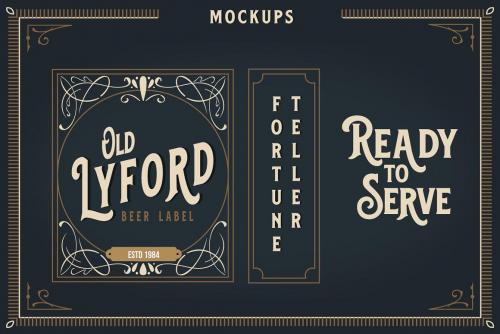 Blackford Serif Vintage Font 3