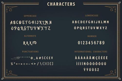 Blackford Serif Vintage Font 4