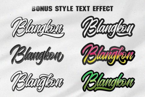 Blangkon Script Font 12