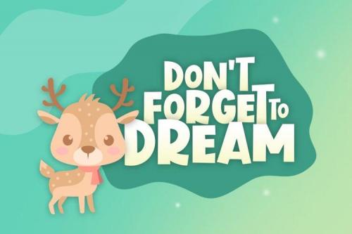 Blitzen Deer Font  3